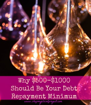 $500 Should Be Your Debt Repayment Minimum