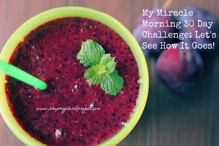 My Miracle Morning 30 Day Challenge. Let’s See How It Goes!