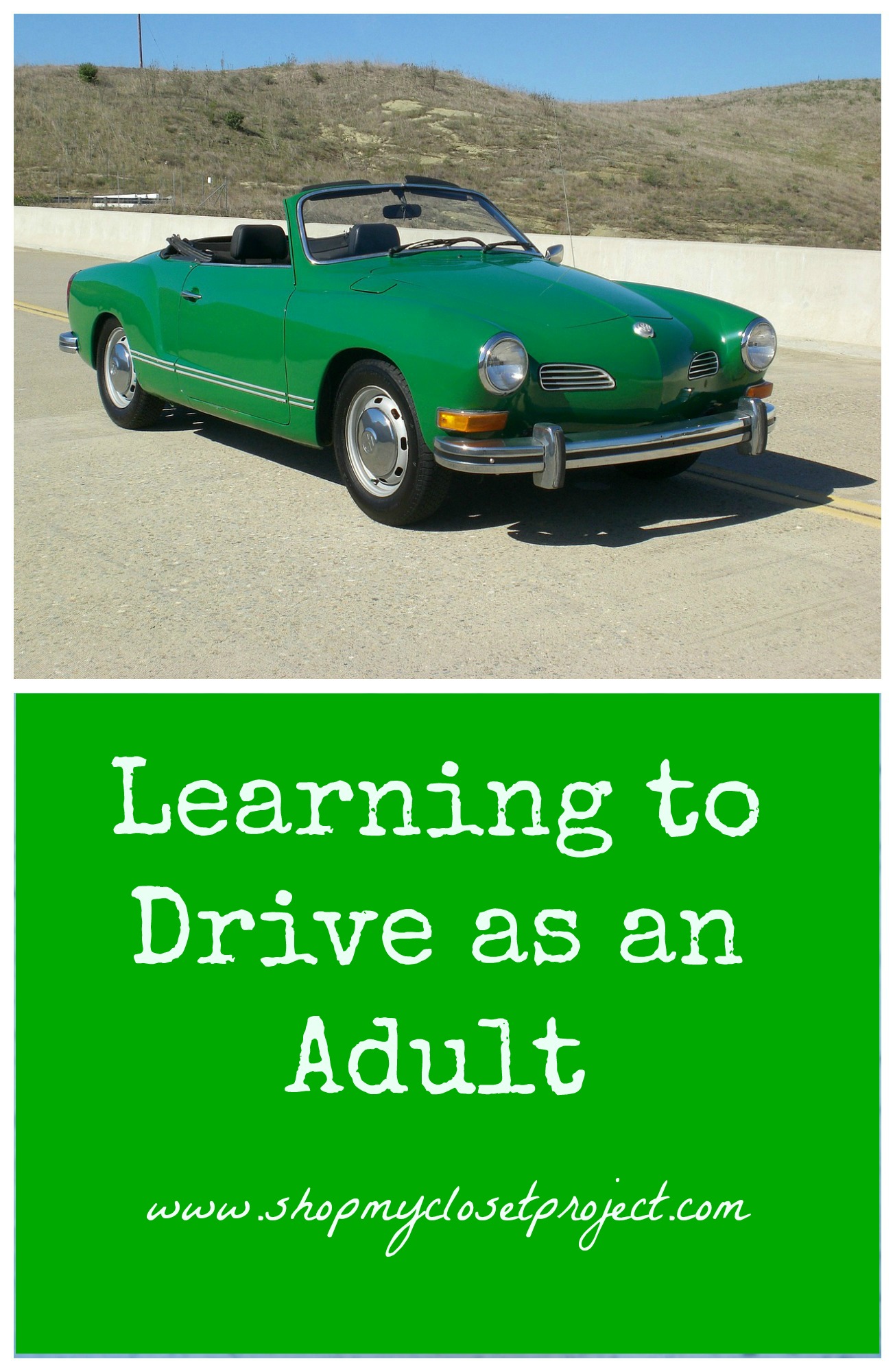 Learning to Drive As an Adult-Vroom Vroom
