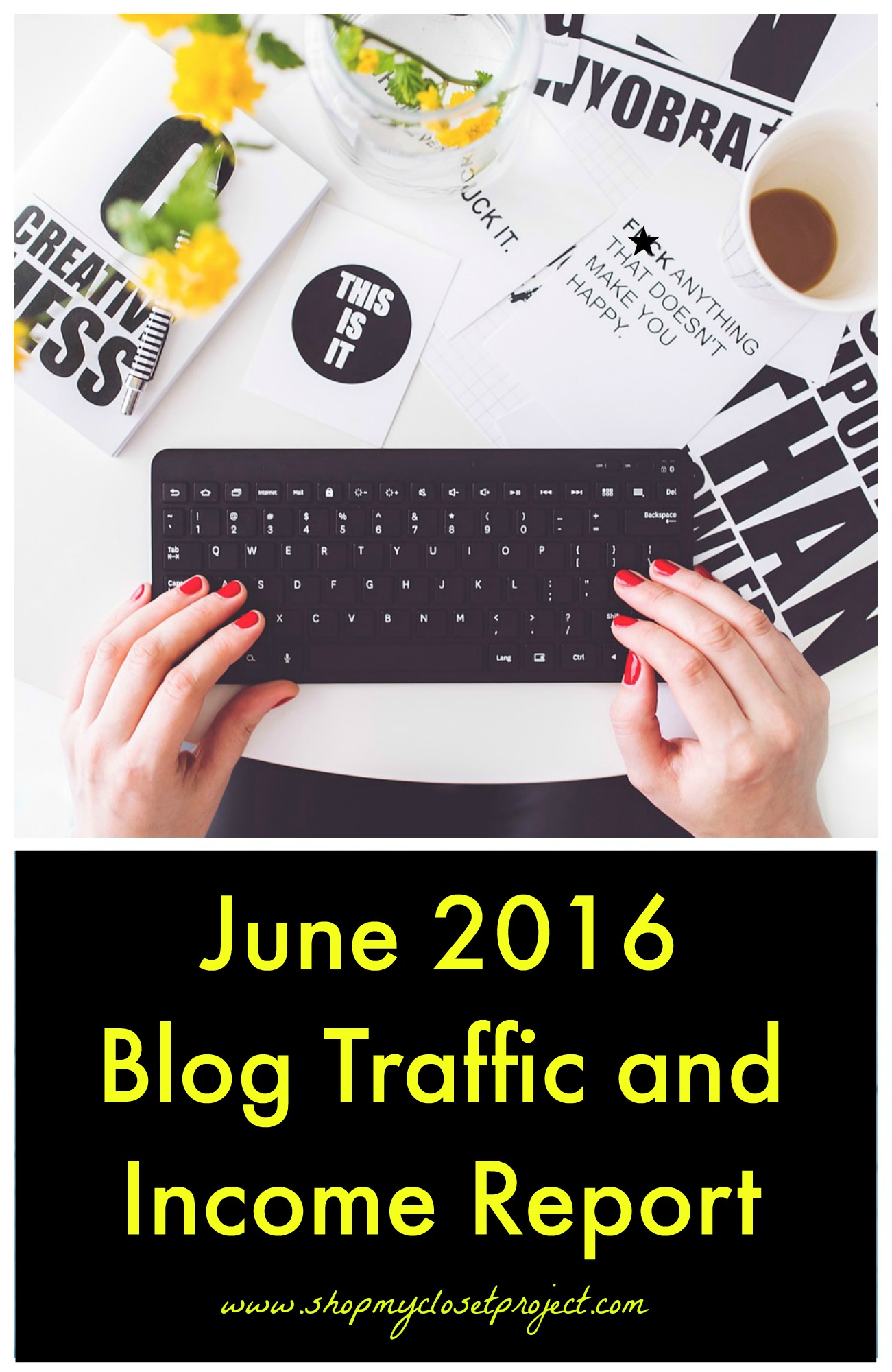 Blog Traffic and Income Report June 2016