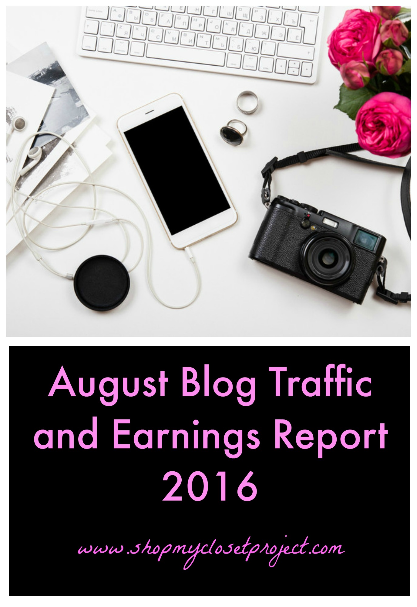 August Blog Traffic and Earnings Report 2016